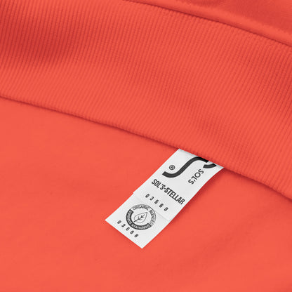 Eco Raglan Hoodie in Orange | Positive Vibes for Traders