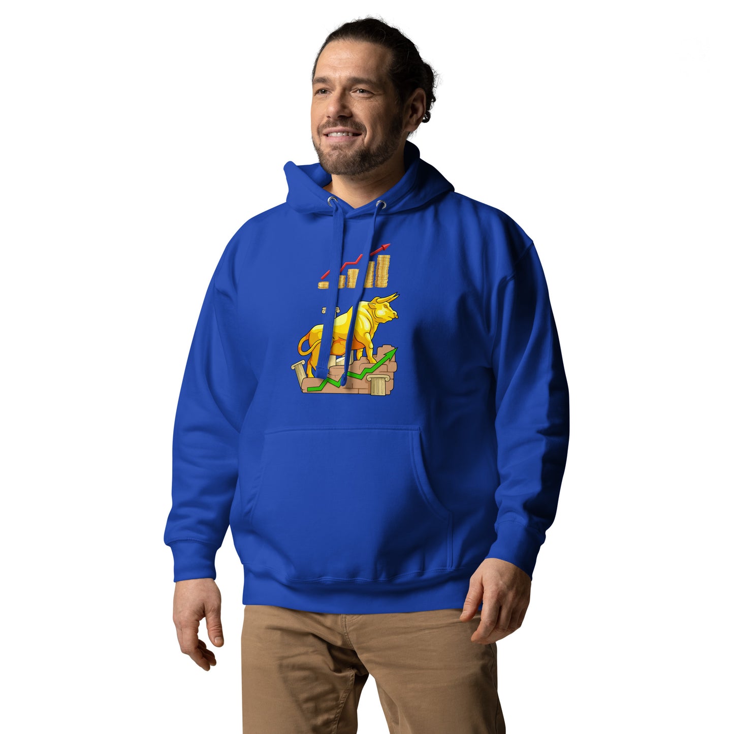 Traders House Unisex Hoodie: Modern Style and Maximum Comfort in Blue, White, Black, and Purple