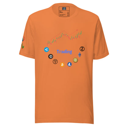 Citro Color T-Shirt with Cryptocurrency Logos | Exclusive Merch for Traders | TradersHouse