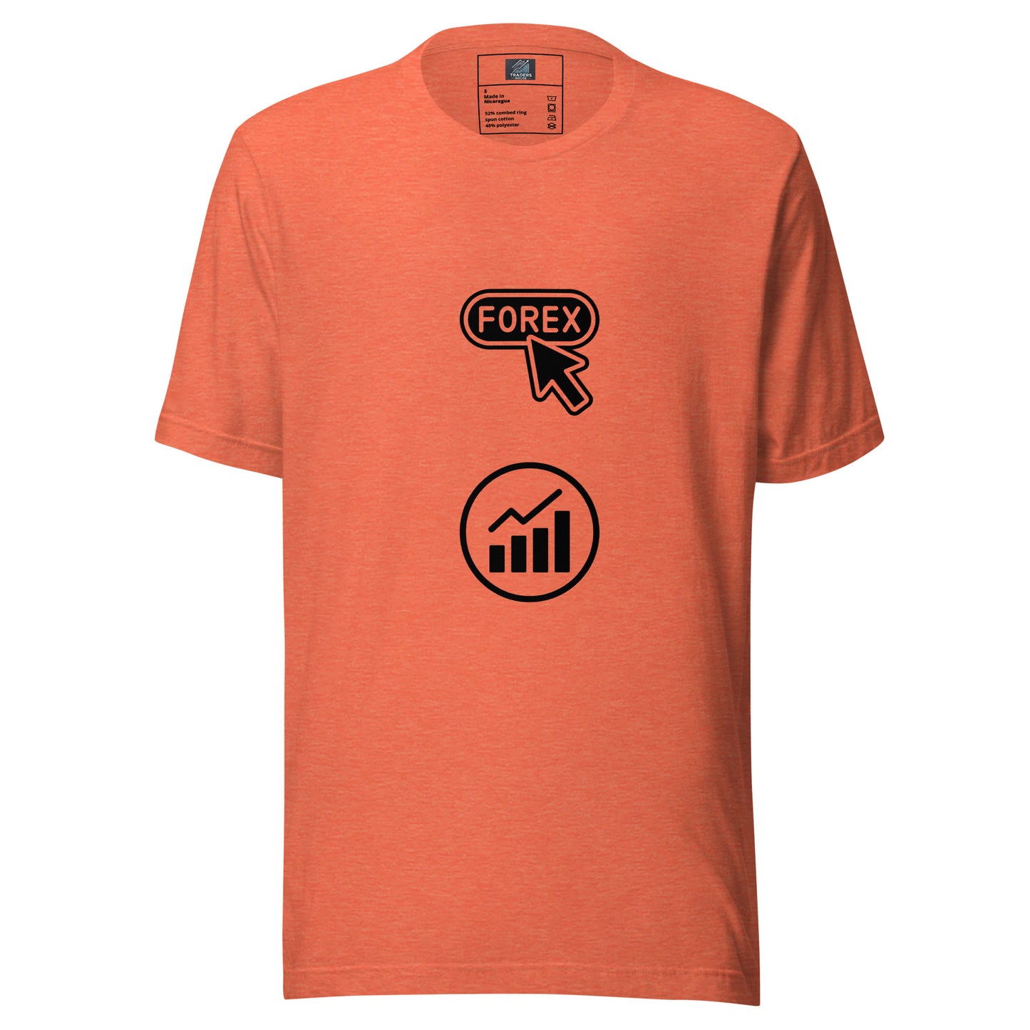 Pink Forex T-shirt from TradersHouse, designed for traders