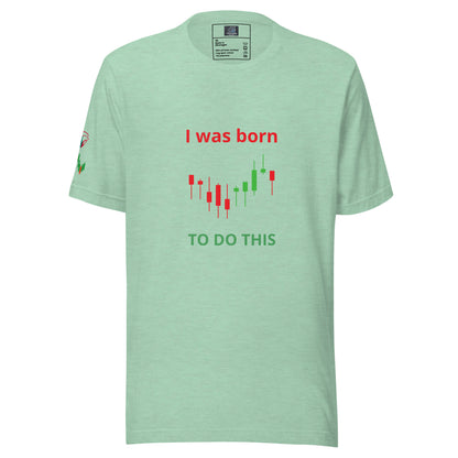 White T-Shirt with Candlestick Charts on Sleeve and Front – TradersHouse Branded Trading Apparel