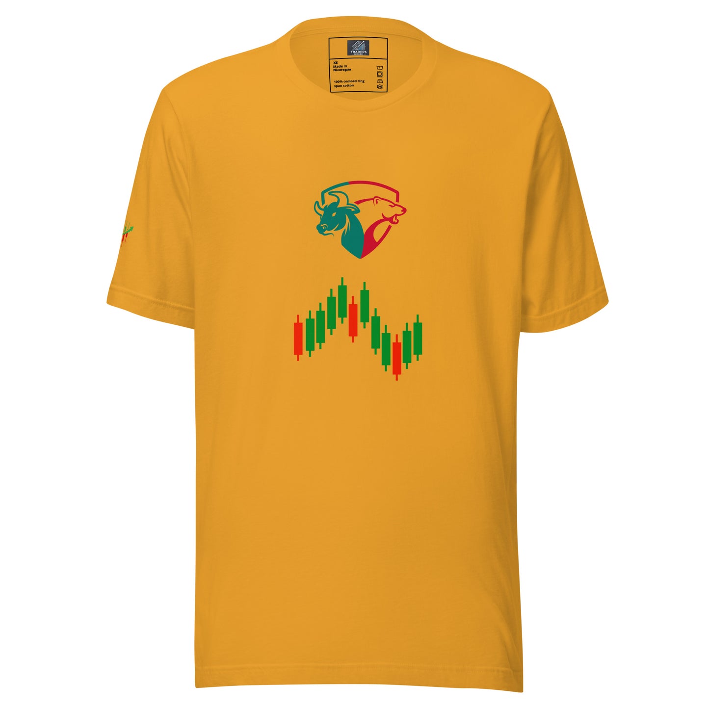 Bold Yellow Bull & Bear Trading T-Shirt – Exclusive TradersHouse Apparel for Market Warriors