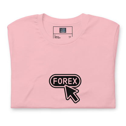 Pink Forex T-shirt from TradersHouse, designed for traders