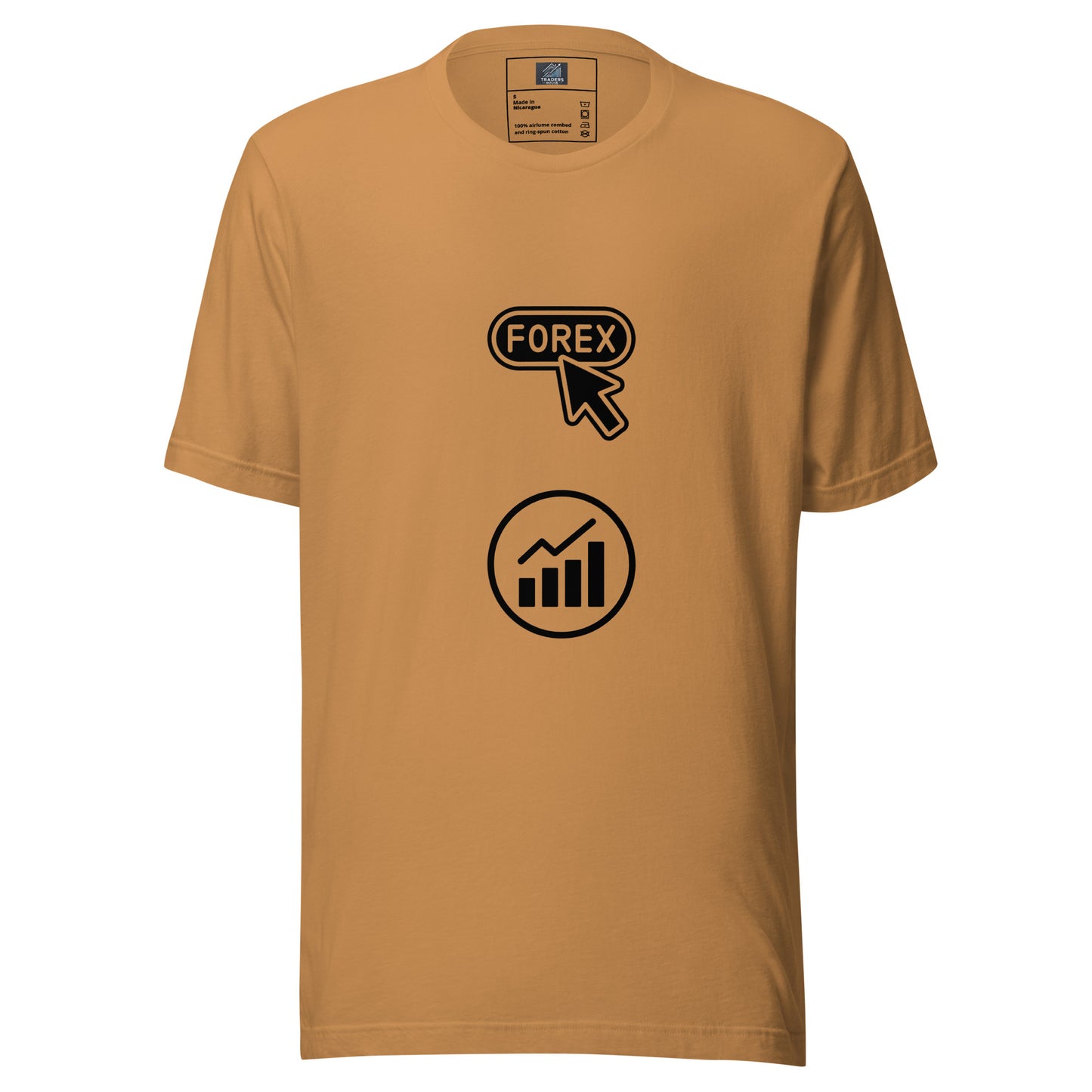 Pink Forex T-shirt from TradersHouse, designed for traders