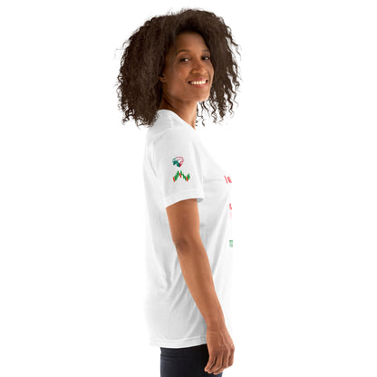 White T-Shirt with Candlestick Charts on Sleeve and Front – TradersHouse Branded Trading Apparel