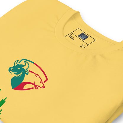 Bold Yellow Bull & Bear Trading T-Shirt – Exclusive TradersHouse Apparel for Market Warriors